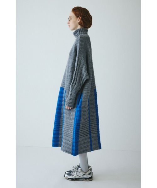 Box knit one-piece ボックスニットワンピース（ワンピース）｜HeRIN