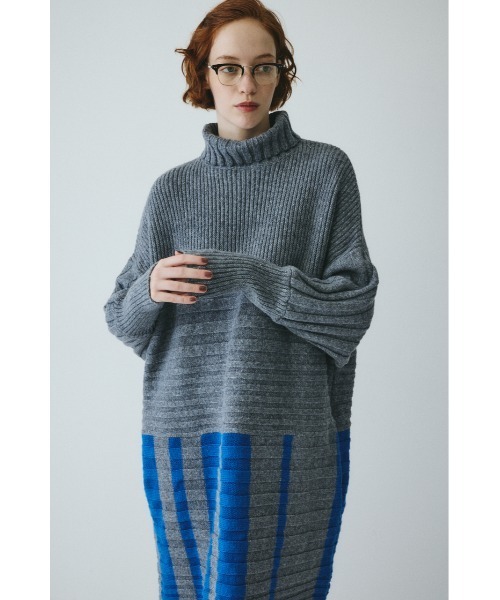 Box knit one-piece ボックスニットワンピース（ワンピース）｜HeRIN