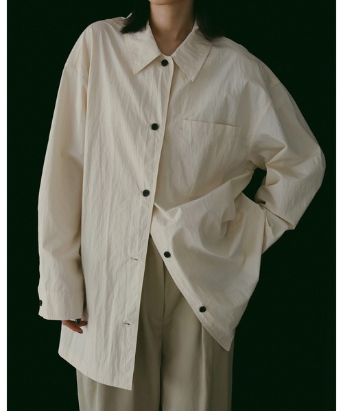 anuke（アンヌーク）の「Over Pocket Shirts（Tシャツ/カットソー・レディース・ピンク/ブラック/アイボリー・FREE）」の5枚目の写真