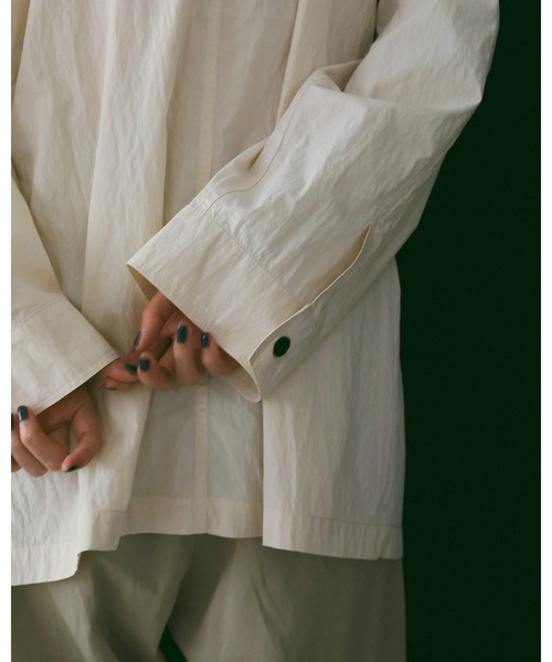 anuke（アンヌーク）の「Over Pocket Shirts（Tシャツ/カットソー・レディース・ピンク/ブラック/アイボリー・FREE）」の6枚目の写真