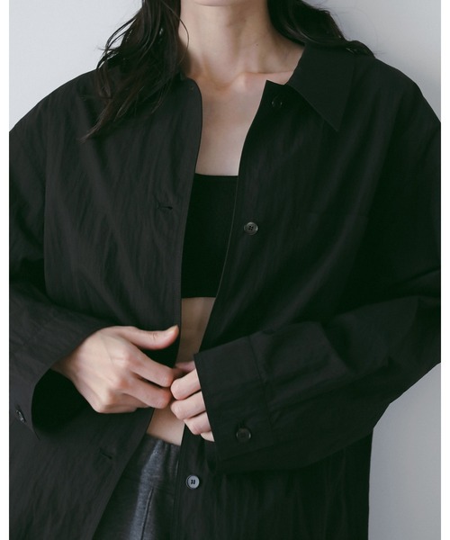 anuke（アンヌーク）の「Over Pocket Shirts（Tシャツ/カットソー・レディース・ピンク/ブラック/アイボリー・FREE）」の10枚目の写真