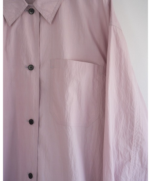 anuke（アンヌーク）の「Over Pocket Shirts（Tシャツ/カットソー・レディース・ピンク/ブラック/アイボリー・FREE）」の13枚目の写真