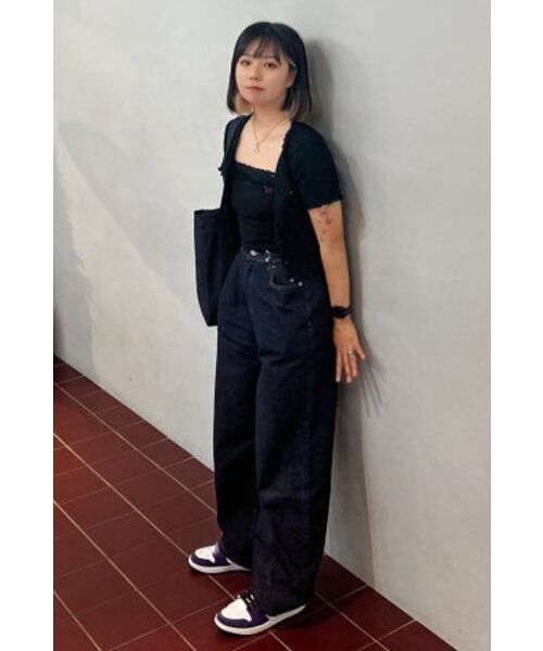 AVANDRESS(アバンドレス )の「BUCKLE WIDE DENIM PANTS INDIGO(デニムパンツ・レディース・その他・X-LARGE)」の14枚目の写真