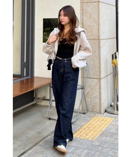 AVANDRESS(アバンドレス )の「BUCKLE WIDE DENIM PANTS INDIGO(デニムパンツ・レディース・その他・X-LARGE)」の15枚目の写真