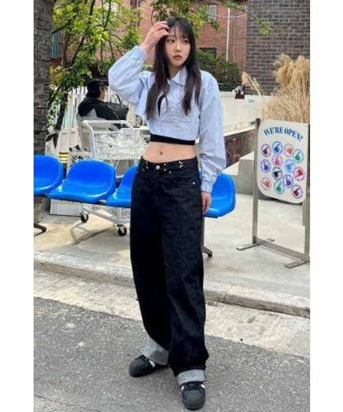 AVANDRESS(アバンドレス )の「BUCKLE WIDE DENIM PANTS INDIGO(デニムパンツ・レディース・その他・X-LARGE)」の17枚目の写真