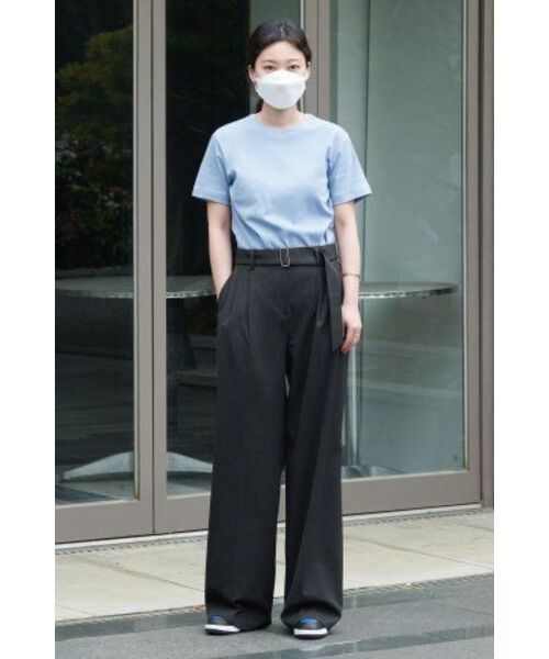 MUSINSA STANDARD WOMAN（ムシンサスタンダードウーマン）の「ウィメンズベーシッククルーネックTシャツ[スカイブルー]（Tシャツ/カットソー・レディース・その他・SMALL/MEDIUM/LARGE/X-LARGE/X-SMALL）」の8枚目の写真