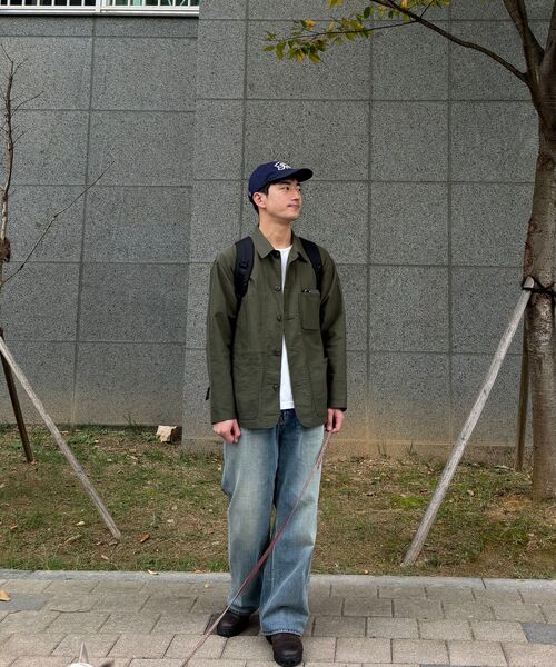 MUSINSA STANDARD（ムシンサスタンダード）の「スーピマリラックスドクルーネック長袖Tシャツ[ホワイト]（Tシャツ/カットソー・メンズ・その他・SMALL/MEDIUM/LARGE/X-LARGE/XX-LARGE/XXX-LARGE）」の8枚目の写真
