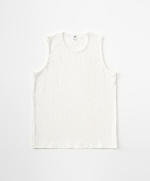 TOFFEE(トフィー)の「かぎ針編みスリーブレス(IVORY)(Tシャツ/カットソー・メンズ・その他・MEDIUM/LARGE/X-LARGE)」の2枚目の写真