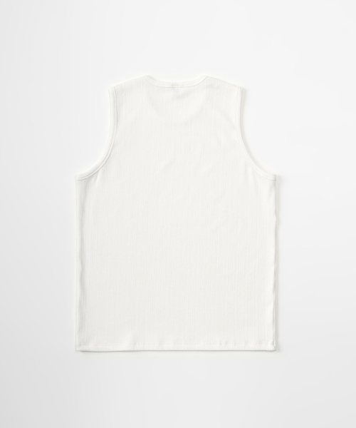TOFFEE(トフィー)の「かぎ針編みスリーブレス(IVORY)(Tシャツ/カットソー・メンズ・その他・MEDIUM/LARGE/X-LARGE)」の3枚目の写真