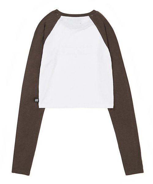 YOUHEE(ユヒ)の「REGLAN LETTERING LONG SLEEVE BROWN(Tシャツ/カットソー・レディース・その他・FREE)」の2枚目の写真