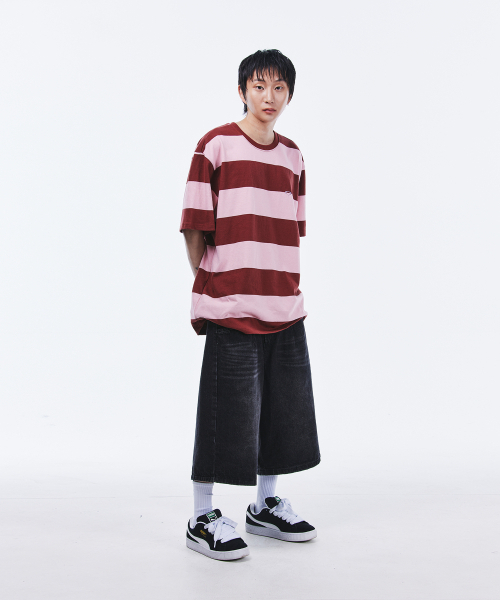 SCALLYWAG（スカリーワグ）の「ビッグバミューダデニムショーツ[ブラック]（その他パンツ・レディース・その他・LARGE/X-LARGE/SMALL/MEDIUM）」の3枚目の写真