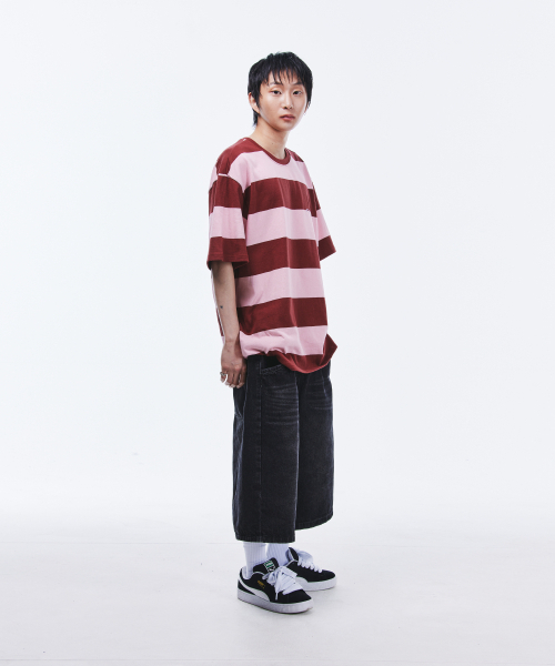 SCALLYWAG（スカリーワグ）の「ビッグバミューダデニムショーツ[ブラック]（その他パンツ・レディース・その他・LARGE/X-LARGE/SMALL/MEDIUM）」の4枚目の写真
