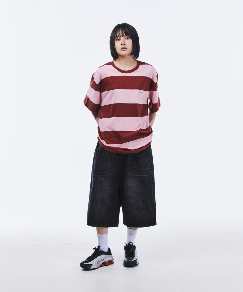 SCALLYWAG（スカリーワグ）の「ビッグバミューダデニムショーツ[ブラック]（その他パンツ・レディース・その他・LARGE/X-LARGE/SMALL/MEDIUM）」の6枚目の写真