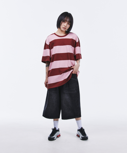 SCALLYWAG（スカリーワグ）の「ビッグバミューダデニムショーツ[ブラック]（その他パンツ・レディース・その他・LARGE/X-LARGE/SMALL/MEDIUM）」の7枚目の写真