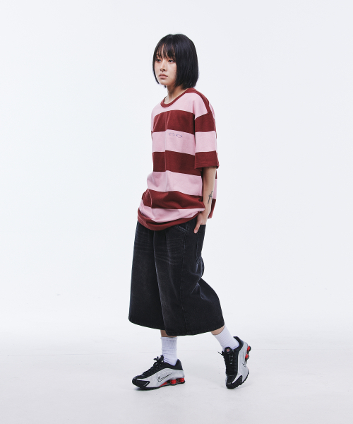 SCALLYWAG（スカリーワグ）の「ビッグバミューダデニムショーツ[ブラック]（その他パンツ・レディース・その他・LARGE/X-LARGE/SMALL/MEDIUM）」の8枚目の写真