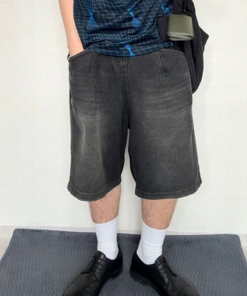 SCALLYWAG（スカリーワグ）の「ビッグバミューダデニムショーツ[ブラック]（その他パンツ・レディース・その他・LARGE/X-LARGE/SMALL/MEDIUM）」の17枚目の写真