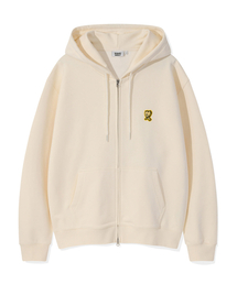 Wacky WiLLy（ワッキーウィリー）の「グラフィックキキワッペンフードジップアップクリーム（パーカー）」