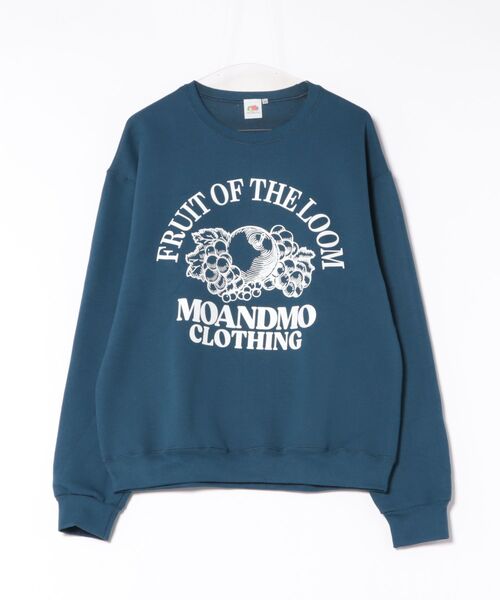 FRUIT OF THE LOOM(フルーツオブザルーム)の「【FRUIT OF THE LOOM】FTL MAMC x FTL CREWNECK SWEAT/トレーナー/モーアンドモー/フルーツオブザルーム(スウェット・メンズ・ネイビー/ブラック/グレー・S/M/L/XL)」の2枚目の写真