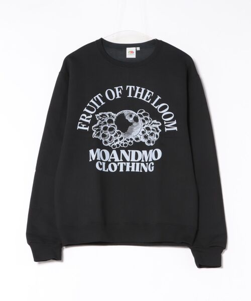 FRUIT OF THE LOOM(フルーツオブザルーム)の「【FRUIT OF THE LOOM】FTL MAMC x FTL CREWNECK SWEAT/トレーナー/モーアンドモー/フルーツオブザルーム(スウェット・メンズ・ネイビー/ブラック/グレー・S/M/L/XL)」の1枚目の写真