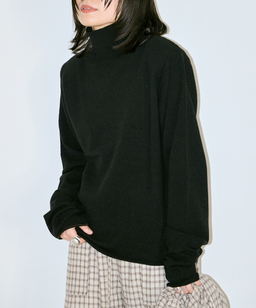 CITYSHOP(シティーショップ)の「TURTLE NECK ニット(ニット/セーター・レディース・ブラック/ブラウン/グレー/ピンク/ブラウン系その他・FREE)」の6枚目の写真