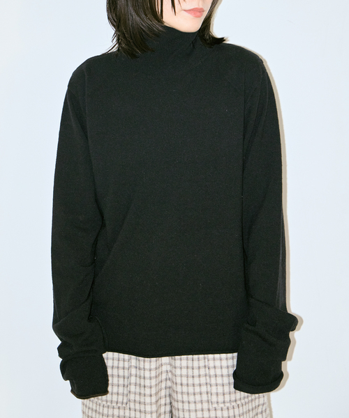 CITYSHOP(シティーショップ)の「TURTLE NECK ニット(ニット/セーター・レディース・ブラック/ブラウン/グレー/ピンク/ブラウン系その他・FREE)」の7枚目の写真