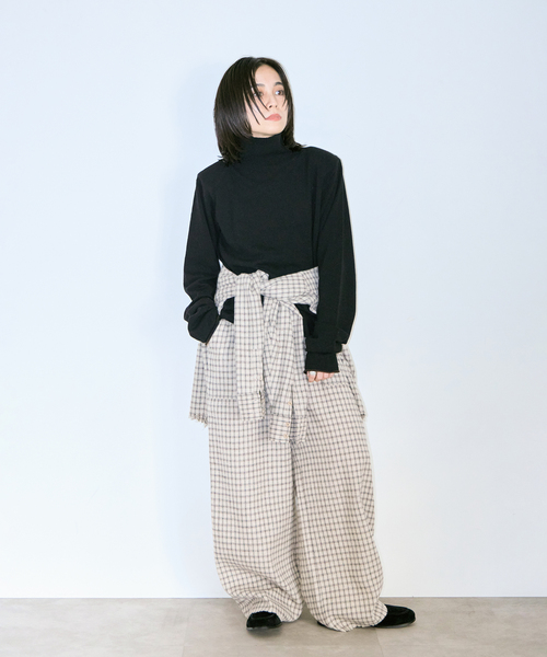 CITYSHOP(シティーショップ)の「TURTLE NECK ニット(ニット/セーター・レディース・ブラック/ブラウン/グレー/ピンク/ブラウン系その他・FREE)」の8枚目の写真