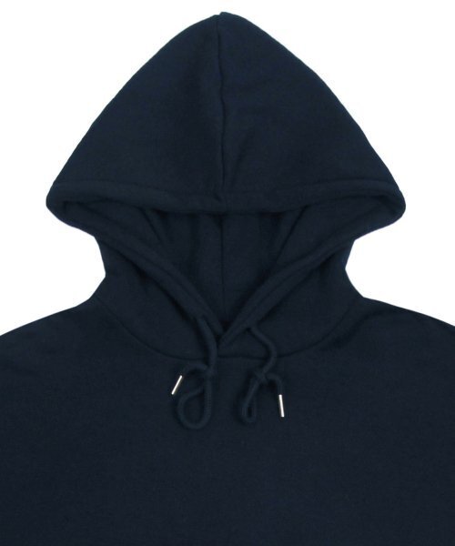 GRAVER（グレーバー）の「[ユニセックス]エルボーOFボンフードパーカー_ネイビー（パーカー・レディース・ホワイト・SMALL/MEDIUM/LARGE/X-LARGE）」の5枚目の写真