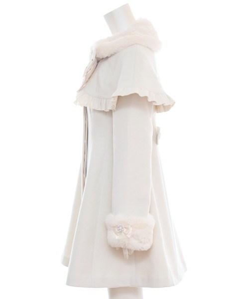 Secret Honey（シークレットハニー）の「ケープ付コート（その他アウター・レディース・グレー/オフホワイト・MEDIUM）」の19枚目の写真