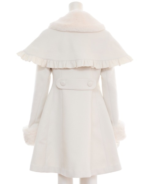 Secret Honey（シークレットハニー）の「ケープ付コート（その他アウター・レディース・グレー/オフホワイト・MEDIUM）」の20枚目の写真