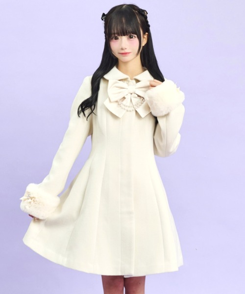 Secret Honey（シークレットハニー）の「ケープ付コート（その他アウター・レディース・グレー/オフホワイト・MEDIUM）」の13枚目の写真