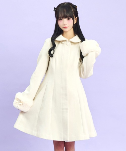 Secret Honey（シークレットハニー）の「ケープ付コート（その他アウター・レディース・グレー/オフホワイト・MEDIUM）」の15枚目の写真