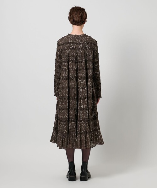 Pheeta＞Billie ミモレ丈 プリント ワンピース/014C-20P（ワンピース