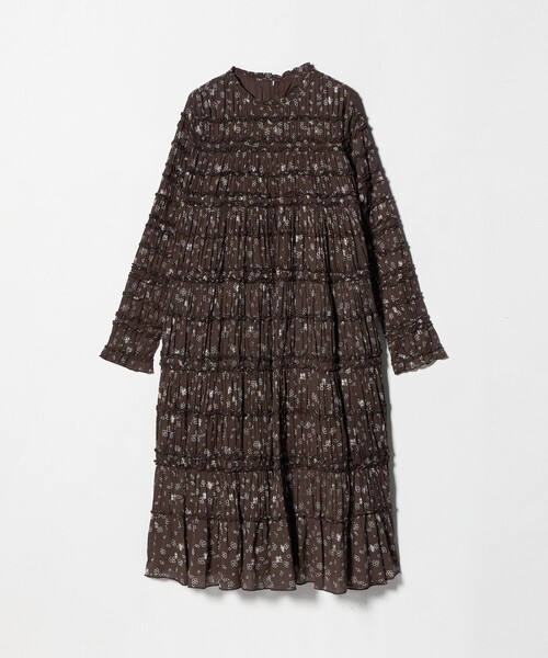 Pheeta＞Billie ミモレ丈 プリント ワンピース/014C-20P（ワンピース