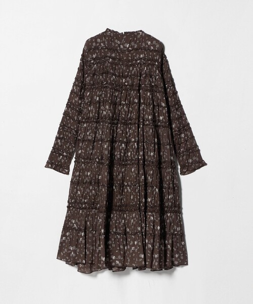 Pheeta＞Billie ミモレ丈 プリント ワンピース/014C-20P（ワンピース