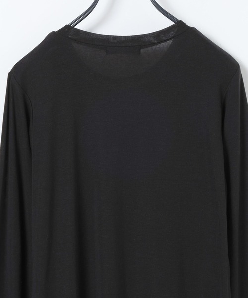 JEANASIS（ジーナシス）の「シルキータッチクルーLS TEE/629911（Tシャツ/カットソー・レディース・ブラック/ホワイト/ベージュ系その他/レッド・FREE）」の11枚目の写真