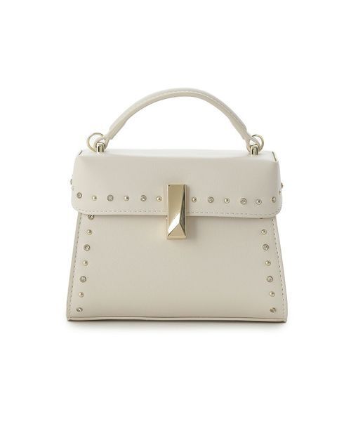 ビジュースタッズポシェット ショルダーバッグ アイボリー CELFORD（セルフォード）の「【リュタン】ビジュースタッズポシェット