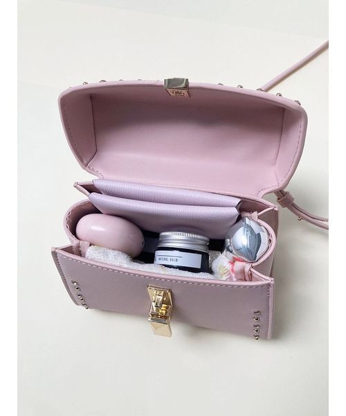 CELFORD（セルフォード）の「【リュタン】ビジュースタッズポシェット（ショルダーバッグ・レディース・ライトピンク/グレイッシュベージュ/アイボリー/ブラック/アニマル・F）」の22枚目の写真