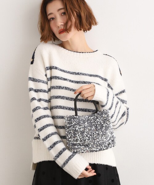 grove（グローブ）の「スクエアスパン2WAYミニトート（ショルダーバッグ・レディース・グレー系3/ブラック系3・00）」の2枚目の写真