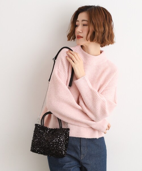 grove（グローブ）の「スクエアスパン2WAYミニトート（ショルダーバッグ・レディース・グレー系3/ブラック系3・00）」の13枚目の写真