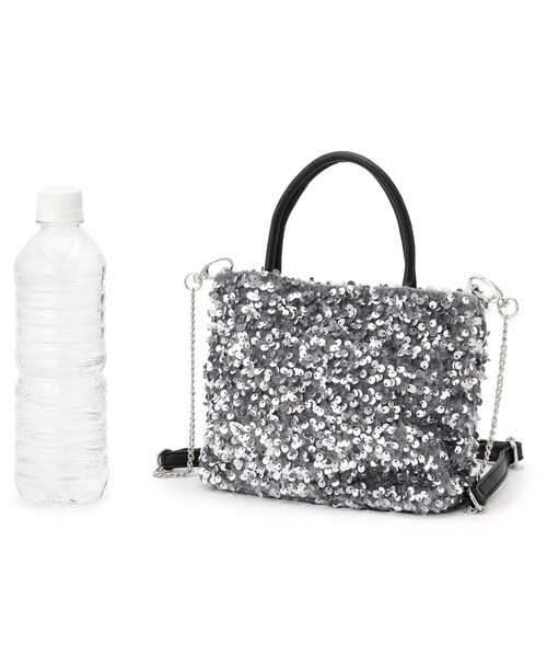 grove（グローブ）の「スクエアスパン2WAYミニトート（ショルダーバッグ・レディース・グレー系3/ブラック系3・00）」の15枚目の写真