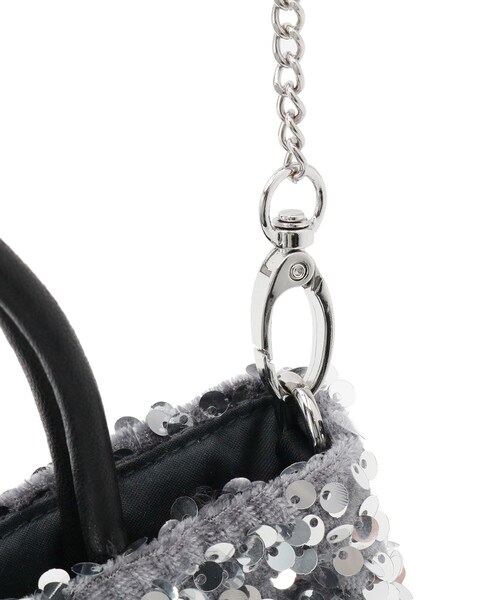 grove（グローブ）の「スクエアスパン2WAYミニトート（ショルダーバッグ・レディース・グレー系3/ブラック系3・00）」の6枚目の写真