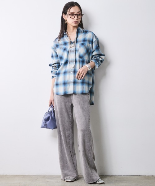 CHIC STYLE(シックスタイル)の「硫化染スウェットパンツ<大きいサイズ有>シックスタイル(その他パンツ・レディース・チャコール/グレー系・M/L/LL/3L/4L/5L)」の20枚目の写真