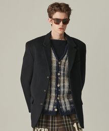 Beyond Closet（-）の「[コレクションライン] 90年代リバイバルカシミヤブレンドテーラードジャケットネイビー（テーラードジャケット）」