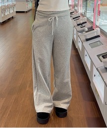 ハイウエストストレートスウェットパンツ