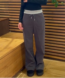 ハイウエストストレートスウェットパンツ