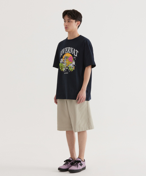 COVERNAT(カバーナット)の「シティTシャツ ネイビー(Tシャツ/カットソー・レディース・その他・X-SMALL/SMALL/MEDIUM/LARGE/X-LARGE/XX-LARGE)」の5枚目の写真