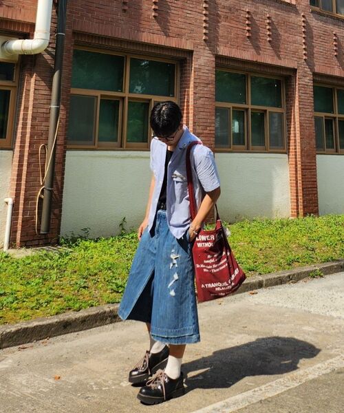 JUAN HOMME(ジュアンオム)の「ヘンリーネックハーフスリーブ(ブラック)(Tシャツ/カットソー・メンズ・その他・SMALL/MEDIUM/LARGE)」の10枚目の写真