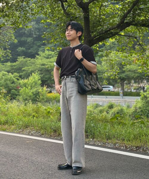 JUAN HOMME(ジュアンオム)の「ヘンリーネックハーフスリーブ(ブラック)(Tシャツ/カットソー・メンズ・その他・SMALL/MEDIUM/LARGE)」の16枚目の写真