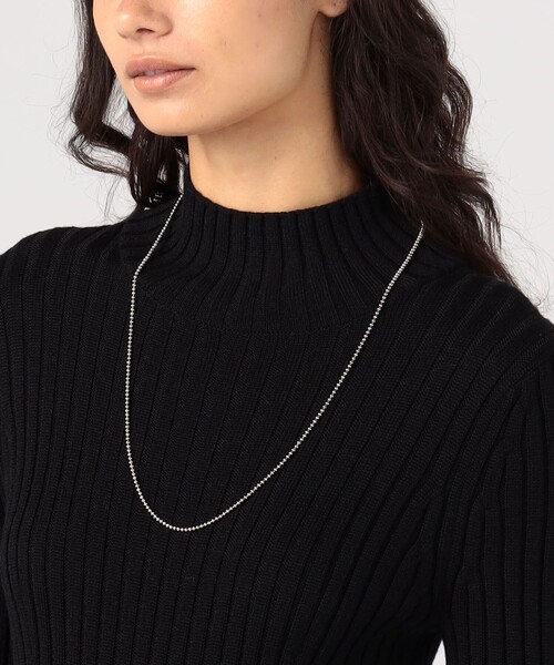 フィリップオーディベール　ロングネックレス　エルミオンヌ　トグル　シルバートーン PHILIPPE AUDIBERT Stephens long シルバーネックレス（ネックレス