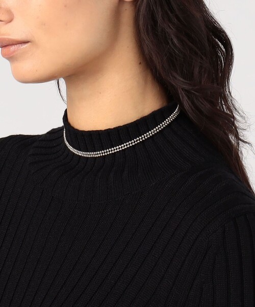 PHILIPPE AUDIBERT Stephens long シルバーネックレス（ネックレス